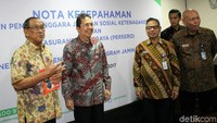 Kerja sama ini juga untuk membangun kemitraan yang saling menguntungkan dalam menciptakan sinergi bisnis yang baik dalam pelaksanaan perlindungan jaminan sosial bagi para pekerja.
