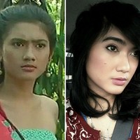 Wanita cantik yang cukup eksis banyak digemari oleh para penonton dengan perannya sebagai Ratri Pramudita difilm laga berjudul Angling Dharma. Ia adalah Revi Mariska. Foto: Ist, Instagram