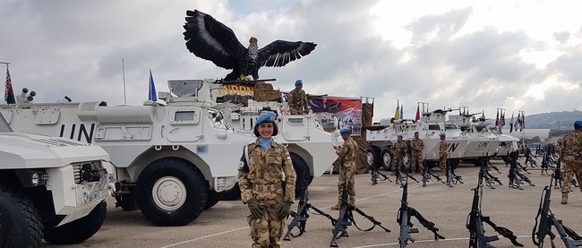 Estarina Aritonang merupakan salah satu TNI yang dikirim ke Lebanon sebagai anggota dari pasukan Konga 25-A United Nations Interim Force in Lebanon (UNIFIL).  Foto: Dok. Facebook Estarina Aritonang