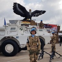 Estarina Aritonang merupakan salah satu TNI yang dikirim ke Lebanon sebagai anggota dari pasukan Konga 25-A United Nations Interim Force in Lebanon (UNIFIL).  Foto: Dok. Facebook Estarina Aritonang