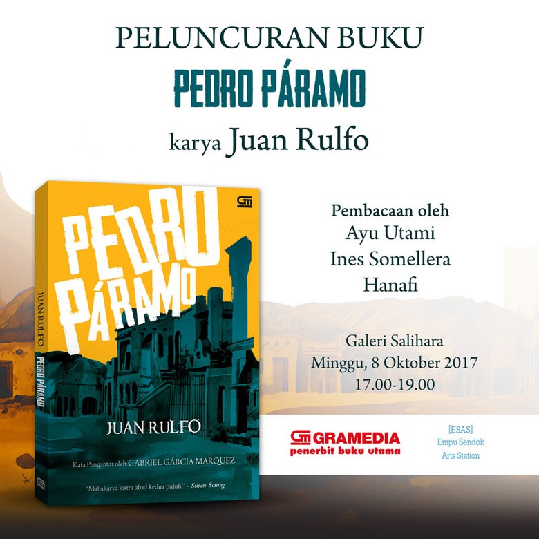 Meriahkan LIFEs 2017, Novel Karya Juan Rulfo Rilis di Jakarta Meriahkan LIFEs 2017, Novel Karya Juan Rulfo Rilis di Jakarta