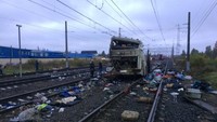 Sedikitnya 19 orang tewas saat sebuah bus ditabrak oleh rangkaian kereta api di perlintasan rel di wilayah Vladimir, Rusia.