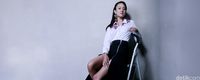 Aurelie Moeremans saat pemotretan Celeb of The Month
