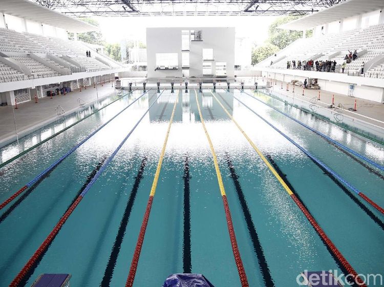 Melihat Kerennya Stadion Akuatik GBK
