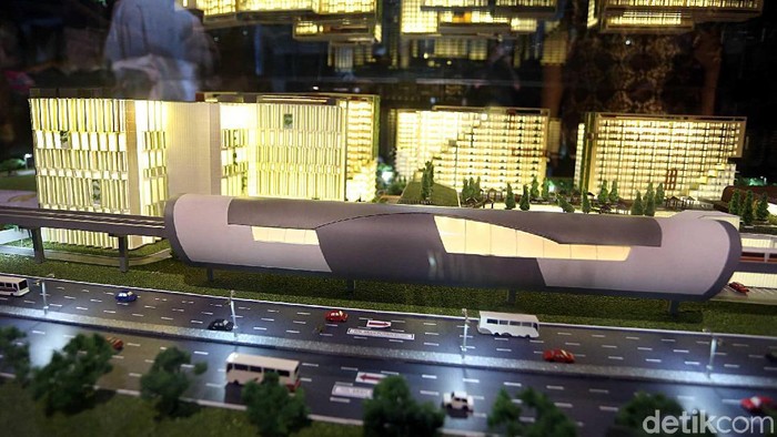 Walikota Bekasi, Rahmat Effendi melakukan Groundbreaking pembangunan apartemen di Kawasan LRT City JatiCempaka-Gateway Park, Kota Bekasi.
