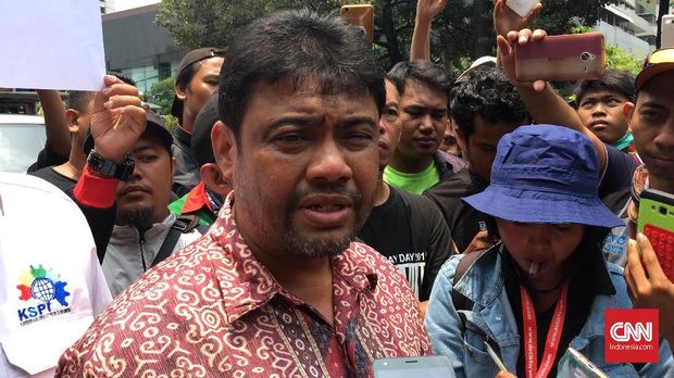 Presiden KSPI Said Iqbal juga disebut mengunjungai rumah Ratna sebelum konferensi pers pengakuan Ratna digelar.