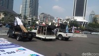 Aksi ini direncanakan berlangsung dari pukul 10.00 WIB hingga pukul 18.00 WIB. Foto: Anggi Ayu Reni Kuswoyo-detikcom