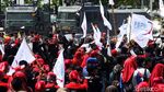 Begini Pengamanan Demo Buruh di Istana