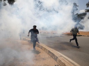 Ada Demo terkait Pilpres, Polisi Kenya Lontarkan Gas Air Mata