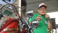 Memasuki gelaran tahun ke-6 ini, Kustomfest mempersembahkan Lucky Draw motor trike Kustom yang memadukan mesin Harley Davidson dan konstruksi mobil Porsche. Foto: Pool (Kustomfest)
