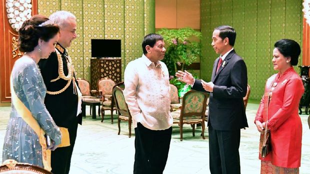 Jokowi, Duterte hingga Suu Kyi Dijamu Makan Malam oleh Sultan Brunei
