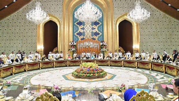 Jokowi, Duterte hingga Suu Kyi Dijamu Makan Malam oleh Sultan Brunei
