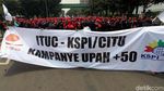 Tuntut Upah Layak, Buruh Longmarch ke Istana