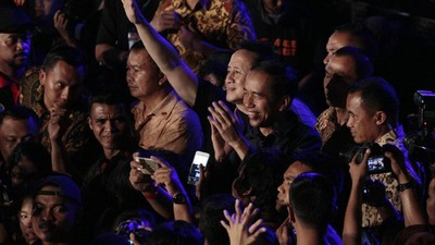 Ini Lautan Penonton Synchronize Fest Berebut Selfie dengan Jokowi