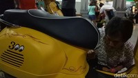 Terlebih, Vespa Art ini sejalan dengan citra merek Vespa yang melekat dengan kesan lifestyle. Foto: Rangga Rahadiansyah