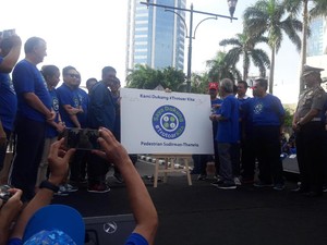 Djarot Ungkap Cara Sulap Trotoar Sudirman-Thamrin Jelang Asian Games