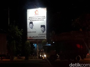 Reklame La Nyalla Bersama Prabowo, Cagub Jatim dari Gerindra?