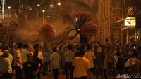 Secara makna, tarian naga api dilakukan untuk mengusir penyakit. Tarian ini juga menjadi bentuk tradisi warga Tai Hang di Hong Kong yang masih terus dilestarikan hingga kini (Randy/detikTravel)