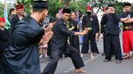 Aksi Pencak Silat Tolak Penyesatan Soal Informasi Susu