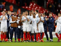 Inggris akan mencoba menghapus label tim spesialis kualifikasi. Sejak finis keempat di 1990, Inggris paling banter sampai perempatfinal di 2002 dan 2006, bahkan di Brasil tiga tahun lalu langsung kandas di fase grup. Foto: Carl Recine/Action Images via Reuters