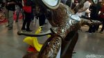 Begini Kerennya Vespa Super Berhiaskan Kayu Jepara