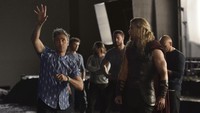 Beberapa adegan aksi dilakukan oleh Chris Hemsworth. Foto: Marvel Studios 2017