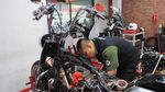 Intip Bengkel Umum Harley-Davidson