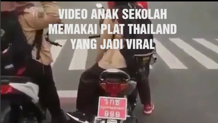 Ramai Pemotor Pakai Pelat Thailand, Korlantas Polri: Kami Tindak!