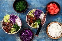 Bagel Warna Pelangi hingga Daging Palsu Ramaikan Kuliner 2017