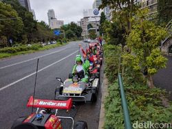 Asyiknya Naik Gokart ala Mario Bros di Tokyo