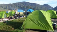 Tidak hanya memiliki pemandangan alam yang eksotis, Ranca Upas memiliki padang rumput yang luas sekitar 215 hektar, sehingga para pencinta alam bebas memilih lokasi untuk mendirikan tenda (Wisma Putra/detikTravel)