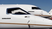 Penjualan pesawat baru ini akan menambah US$ 300 juta (Rp 4 triliun) ke omzet Bombardier di 2020. David Becker/Reuters.