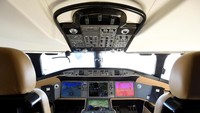 Kabin pesawat Global 7000. David Becker/Reuters.