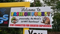 Berlokasi di dekat Resorts World Genting di Malaysia, hutan edukasi Fashion Forest disebut-sebut sebagai hutan pertama di dunia yang memiliki fasilitas WiFi (Fashion Forest/Facebook)
