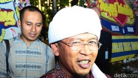 Di sana, Aa Gym menjadi pusat perhatian pula selain para selebriti yang datang. Foto: Ismail