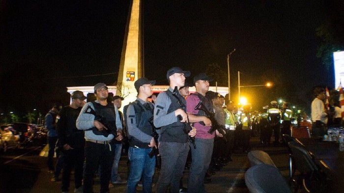 Potret Polisi Kota Bogor Siaga Sampai Dini Hari