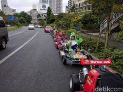 Asyiknya Naik Gokart ala Mario Bros di Tokyo