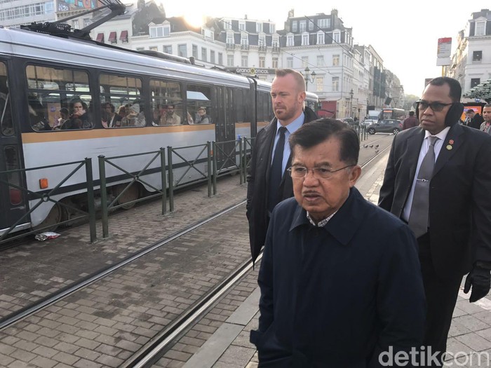 Naik Kereta Cepat dari Brussel, Wapres JK Bertolak ke London
