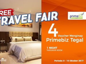 #FreeTravelFair : Voucher Gratis Menginap di PrimeBiz Tegal