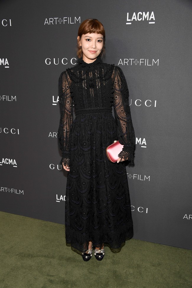 Bisa dibilang, Sooyoung adalah personel SNSD yang paling sering berganti gaya, baik busana maupun rambut. Foto: Getty Images