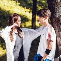 Luhan dan Xiao Tong diduga cinlok setelah syuting 40 episode bersama dalam sebuah drama bertajuk Sweet Combat yang belum tayang di televisi. Foto: Instagram