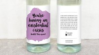 Wine berlabel Youre Having an Existential Crisis bisa jadi pilihan tepat untuk menghibur orang yang sedang putus asa. Foto: Delicate Estates