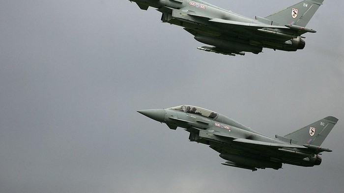 Ilustrasi -- Jet tempur Eurofighter (dok. Getty Images)