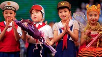 Wajah-wajah imut anak-anak Korut (Damir Sagolj/Reuters)