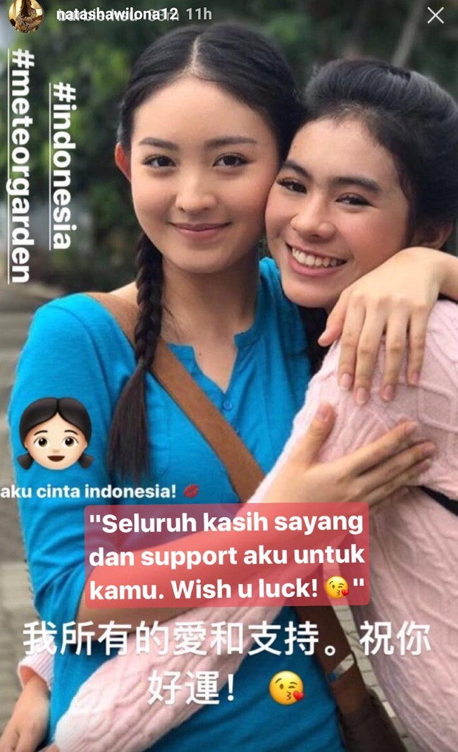 Pada 2017, Natasha Wilona membintangi serial Meteor Garden versi Indonesia yaitu Siapa Takut Jatuh Cinta Reborn. Aktris yang akrab disapa Wilo itu berperan sebagai San Chai versi Indonesia. Foto: Natasha Wilona (Instagram)
