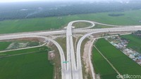 Panjang tol Medan-Kualanamu-Tebing Tinggi yang akan diresmikan mencapai 41,65 km dari Parbarakan hingga Sei Rampah. Pool/HK