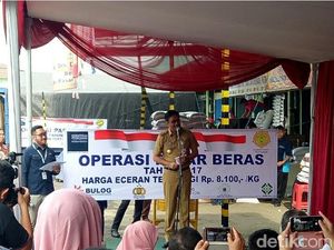 Beras Medium di Operasi Pasar Cipinang Dijual Rp 8.100/Kg