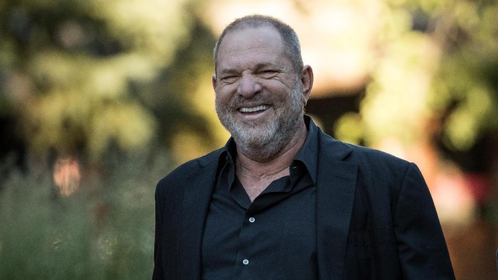 SUN VALLEY, ID - JULY 12: Harvey Weinstein, co-chairman and co-founder of Weinstein Co., attends the second day of the annual Allen & Company Sun Valley Conference, July 12, 2017 in Sun Valley, Idaho. Every July, some of the worlds most wealthy and powerful businesspeople from the media, finance, technology and political spheres converge at the Sun Valley Resort for the exclusive weeklong conference. (Photo by Drew Angerer/Getty Images)
