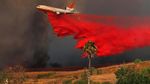 Zat Merah Pemadam Api Dijatuhkan dari Langit California