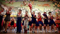 Nantinya, anak-anak ini akan menggung dalam acara-acara penting kenegaraan, contohnya Seventh Workers Party Congress (Damir Sagolj/Reuters)